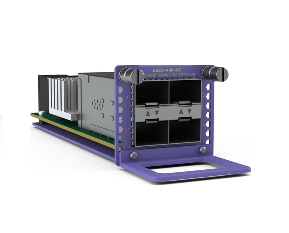 VIM5-4X - Extreme Networks 4x 10GbE SFP+ Versatile Interface Module 5