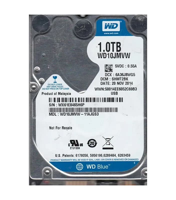 WD10JMVW - WD 1TB 5.4K-RPM USB 3.0 8MB SFF 2.5 External HDD