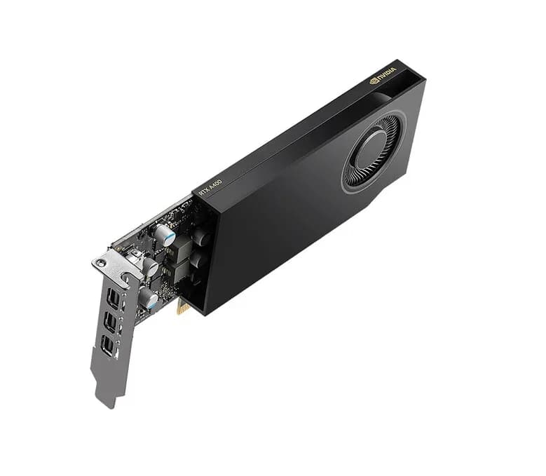VCNRTXA400ATX-PB - PNY RTX A400 4GB GDDR6 64-Bit PCIe 4.0 x8 GPU