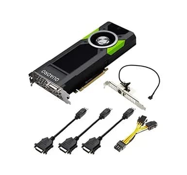 VCQP5000-PB - PNY Quadro P5000 16GB GDDR5 PCIe 3.0 x16 Full-height GPU