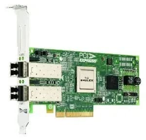 189GX - Dell Emulex LPe12002 2 x Port Fibre Channel 8Gb/s PCI Express 2.0 Low-profile Host Bus Adapter With Standard Bracket