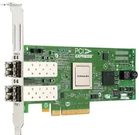 LP11002 - Emulex LightPulse 2-Port 4GB/s Fibre Channel PCI-Express-x Host Bus Adapter