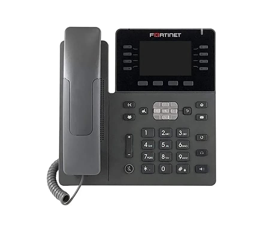 FON-480 - Fortinet 4.3inch Color screen 45 Programmable keys built in Bluetooth PoE 10/100/1000 LAN PC connections IP Phone