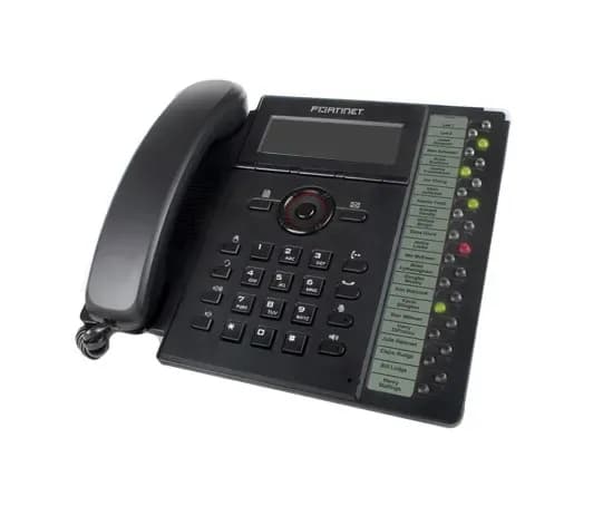 FON-560I - Fortinet FortiFone FON-560i RJ-45 2 x PoE Ports 1000Base-T VoIP Phone with 3 Way Call Capability