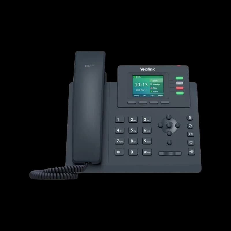 SIP-T33G - Yealink 4-Lines 5-Way 2.4-inch Color LCD Display VoIP Phone