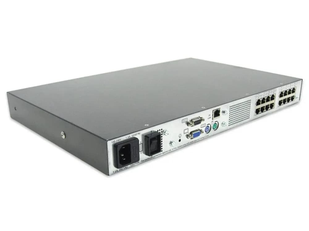 262586-B21 - HPE 16 x Ports RJ-45 1U RM IP KVM Console Switch