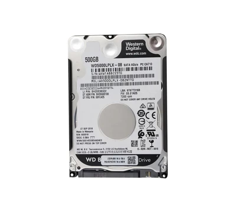 00PA937 - Lenovo 500GB 7200RPM SATA 6Gb/s 2.5-in Hard Drive