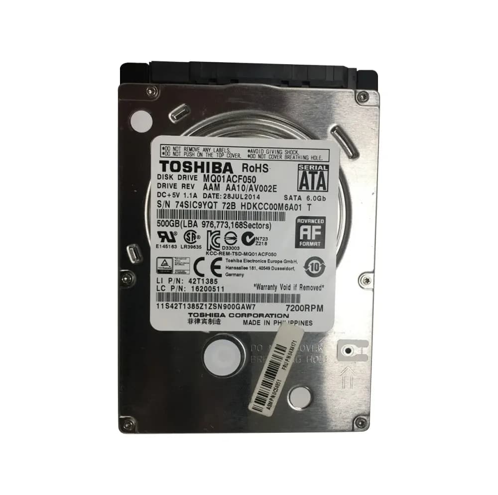 04X4171 - Lenovo 500GB 7200RPM SATA 6Gb/s 2.5-in Hard Drive