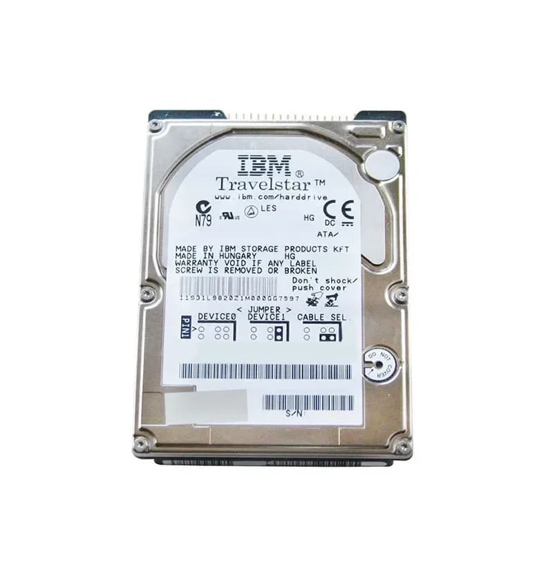 07N4390 - IBM 10GB 4200RPM IDE Ultra ATA/66 (ATA-5) 512KB 2.5" HDD