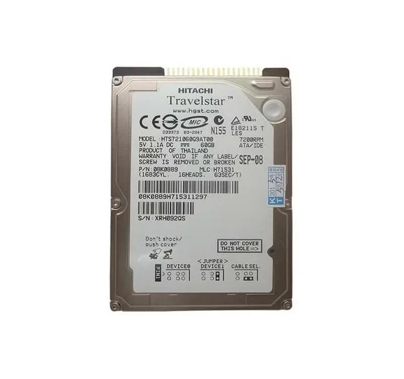 08K0889 - Hitachi 60GB 7200RPM ATA/100 2.5-inch Hard Drive