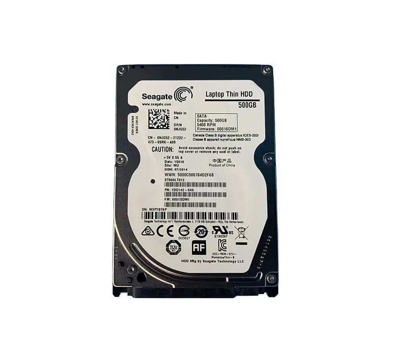 1DG142-540 - Seagate 500GB 5400RPM SATA 3Gb/s 2.5-in Hard Drive