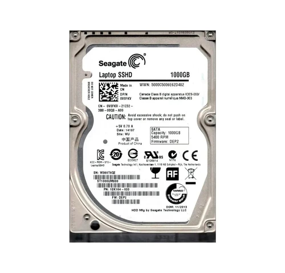 1EK164-033 - Seagate 500GB 5400RPM SATA 6Gb/s 2.5-in Hard Drive