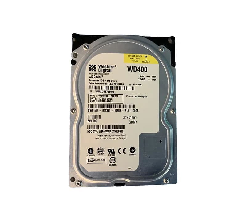 1T321 - Dell 40GB 7200RPM ATA/100 3.5-inch Hard Drive