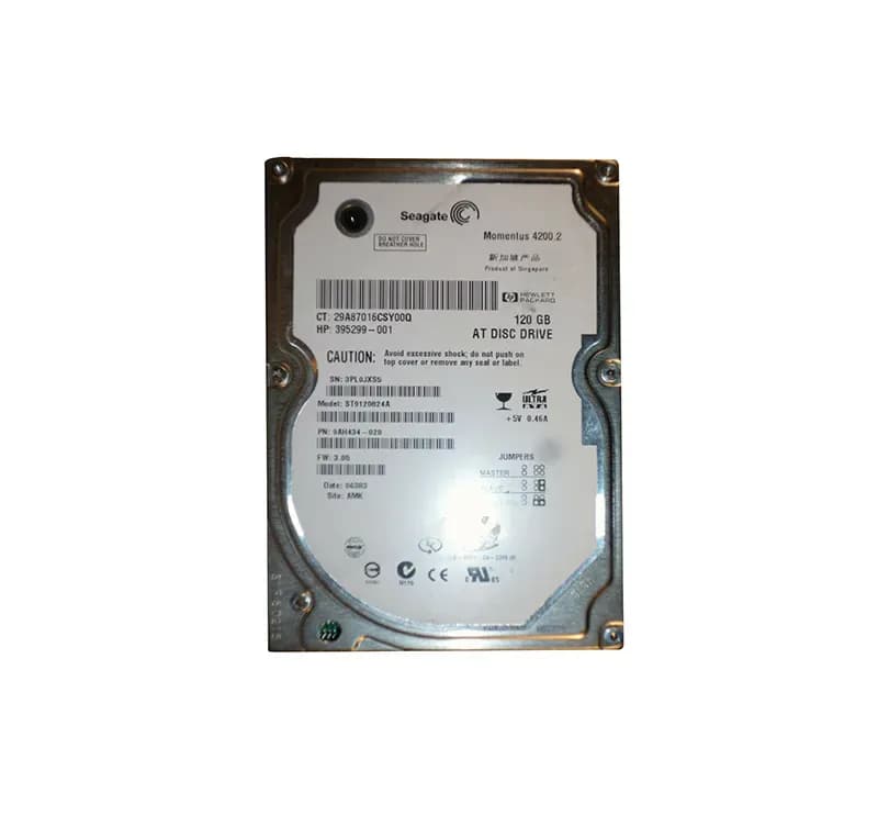 395299-001 - HP 120GB 4200RPM IDE Ultra ATA/100 (ATA-6) 2.5" HDD