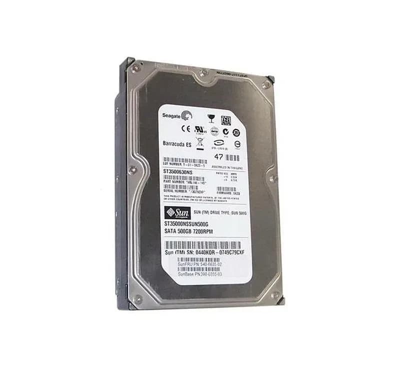 540-6635-02 - Sun 500GB 7200RPM SATA 3Gb/s 3.5-in Hard Drive