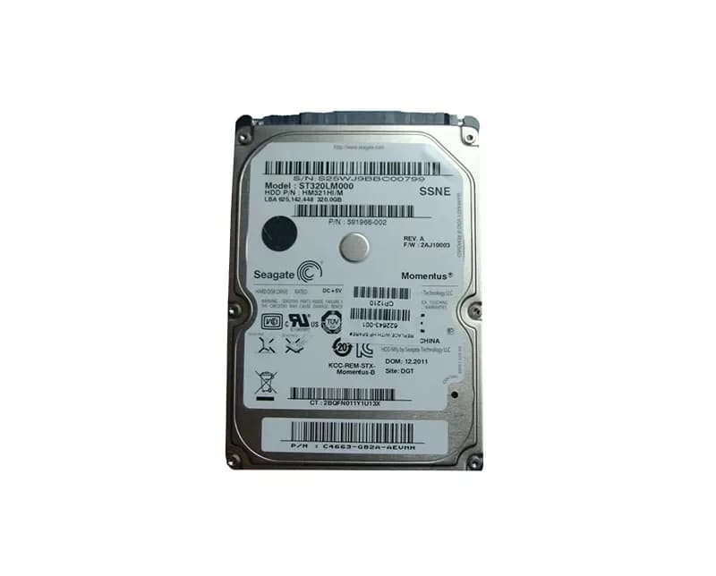 622643-001 - HP 320GB 5400RPM SATA 3Gb/s 2.5-in Hard Drive