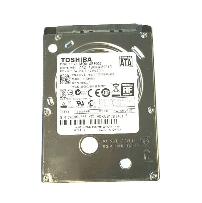 69CJ7 - Dell 320GB 5400RPM SATA 6Gb/s 2.5-in Hard Drive