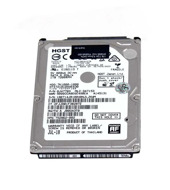 916845-001 - HP 1TB 7200RPM SATA 6Gb/s 2.5-in Hard Drive
