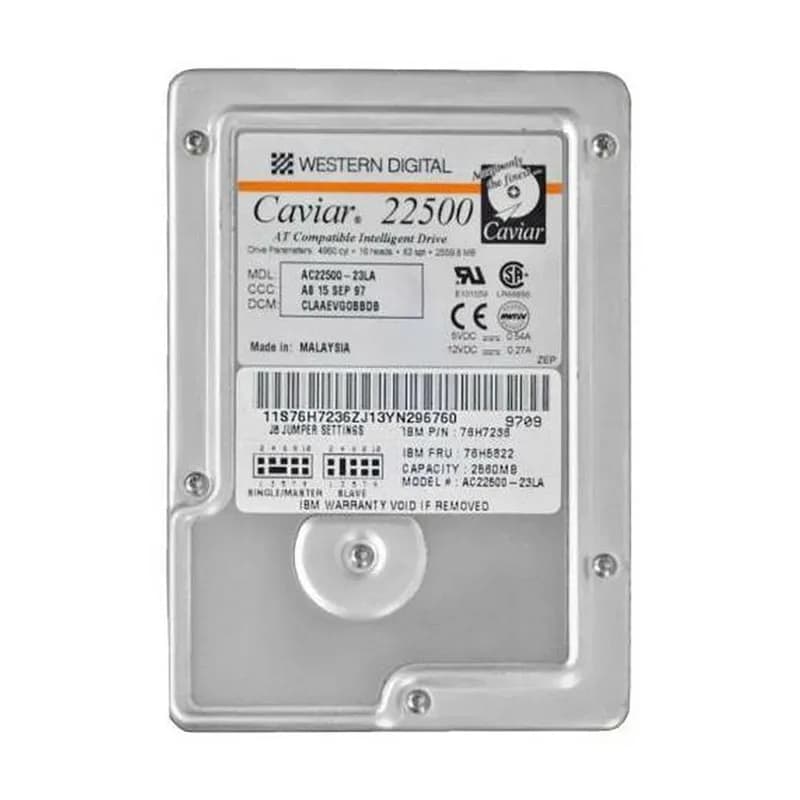AC22500 - WD Caviar 2.5GB 5400RPM EIDE 3.5-Inch Hard Drive