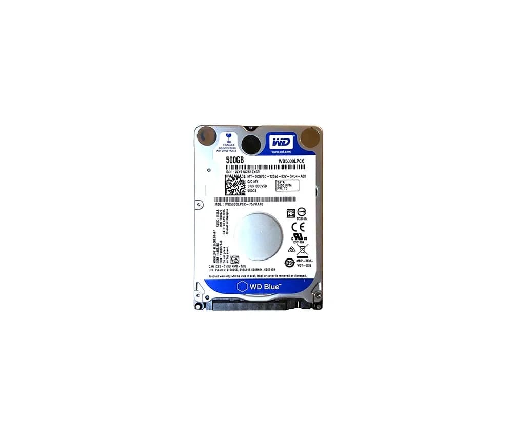 CGV5D - Dell 500GB 5400RPM SATA 6Gb/s 2.5-in Hard Drive
