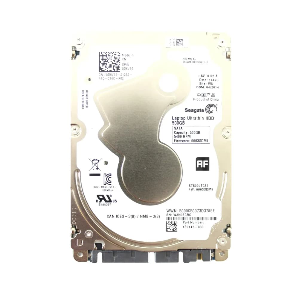 D8V36 - Dell 500GB 5400RPM SATA 3Gb/s 2.5-in Hard Drive