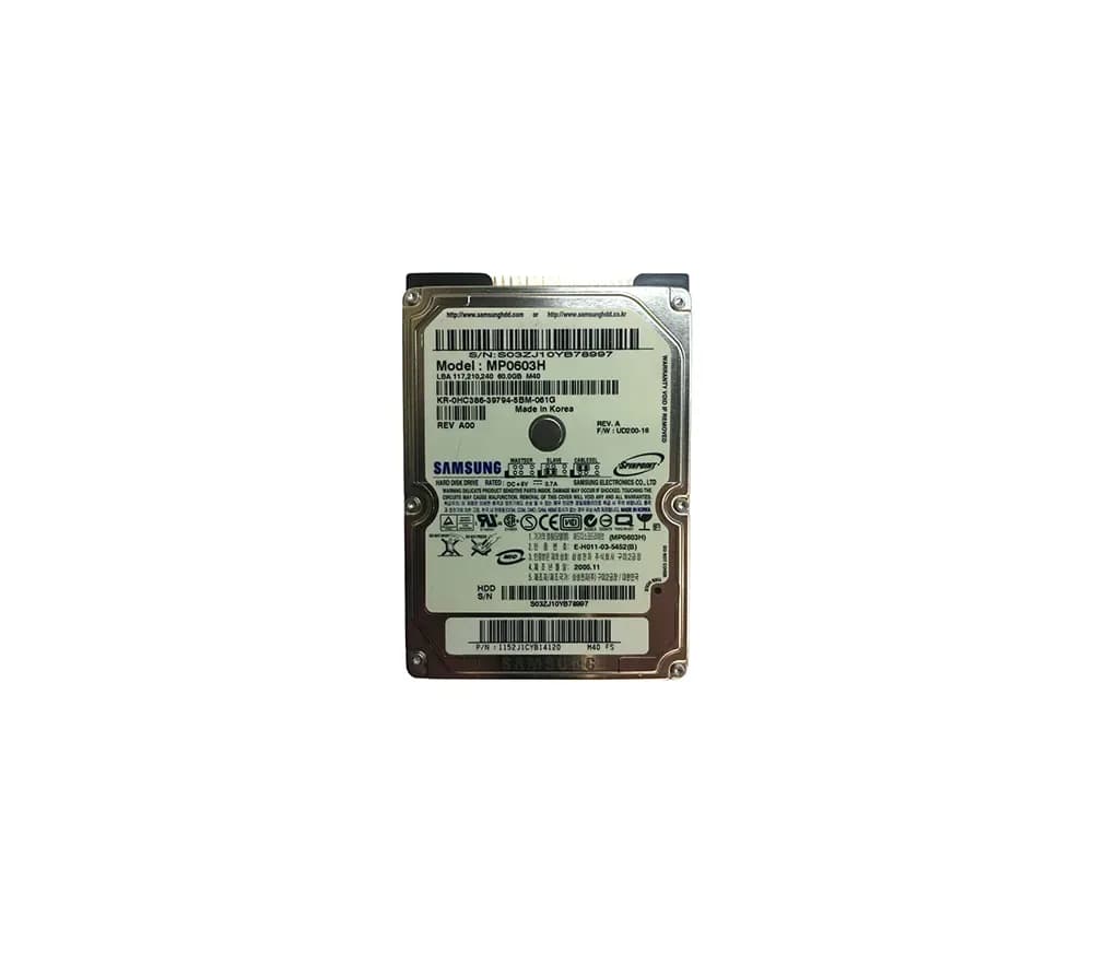 HC386 - Dell 60GB 5400RPM IDE/ATA 2.5-Inch Hard Drive