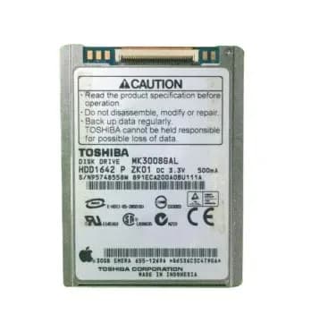 HDD1642 - Toshiba 30GB 4200RPM Ultra ATA/100 2MB 1.8-Inch HDD