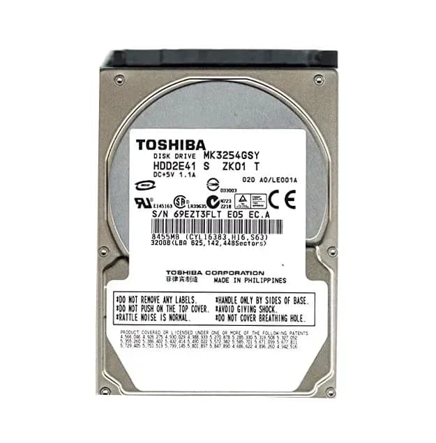 HDD2E41 - Toshiba 320GB 7200RPM SATA 3Gb/s 2.5-in Hard Drive