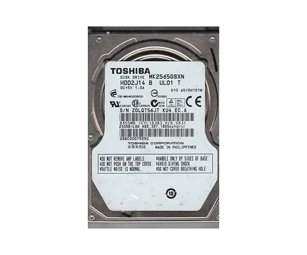 HDD2J14 - Toshiba 250GB 5400RPM SATA 3Gb/s 2.5-in Hard Drive