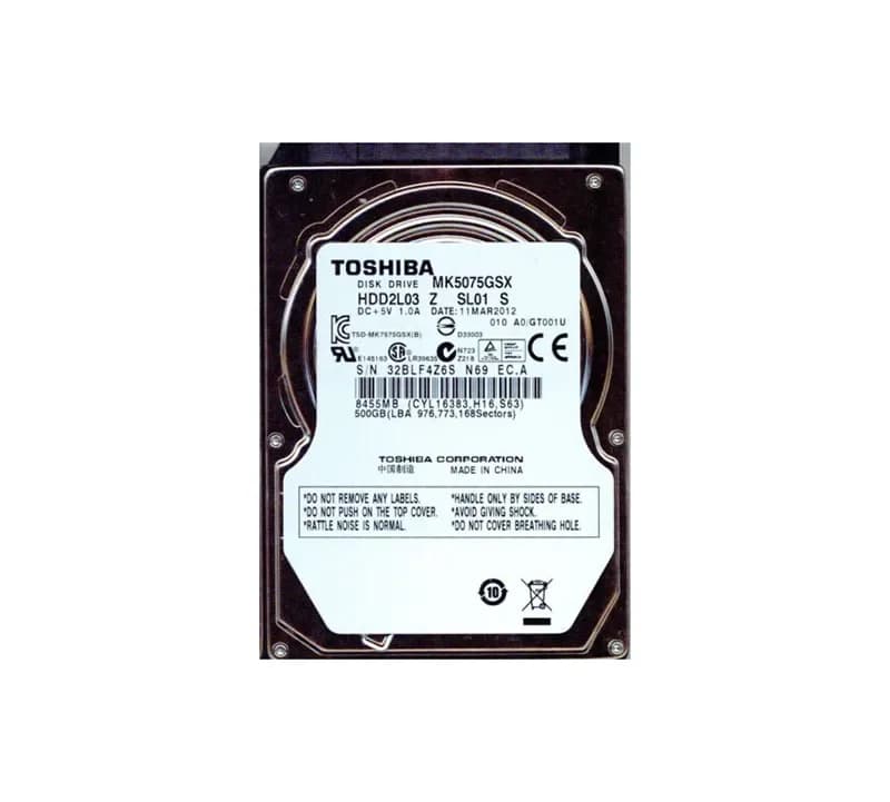 HDD2L03 - Toshiba 500GB 5400RPM SATA 3Gb/s 2.5-in Hard Drive
