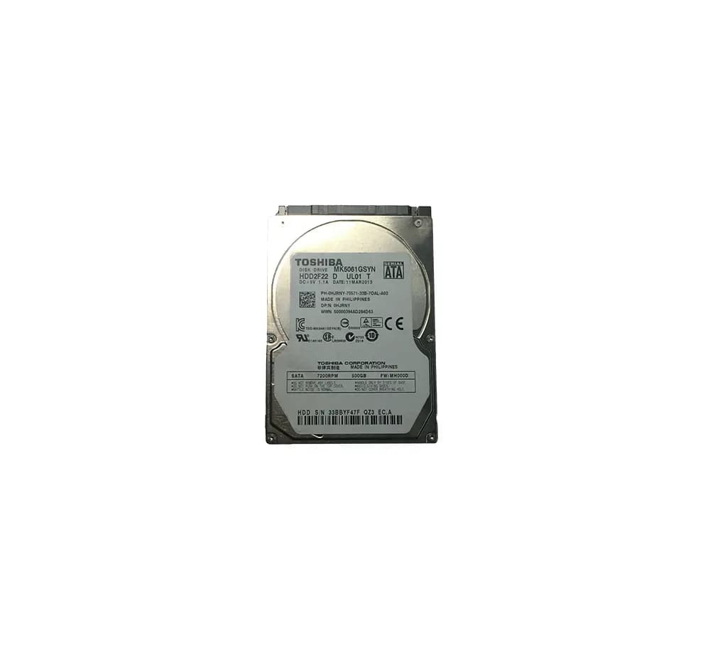 HJRNY - Dell 500GB 7200RPM SATA 3Gb/s 2.5-in Hard Drive