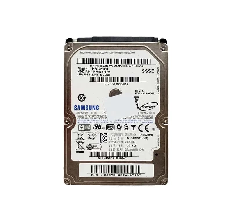 HM321HI - Samsung 320GB 5400RPM SATA 3Gb/s 2.5-in Hard Drive