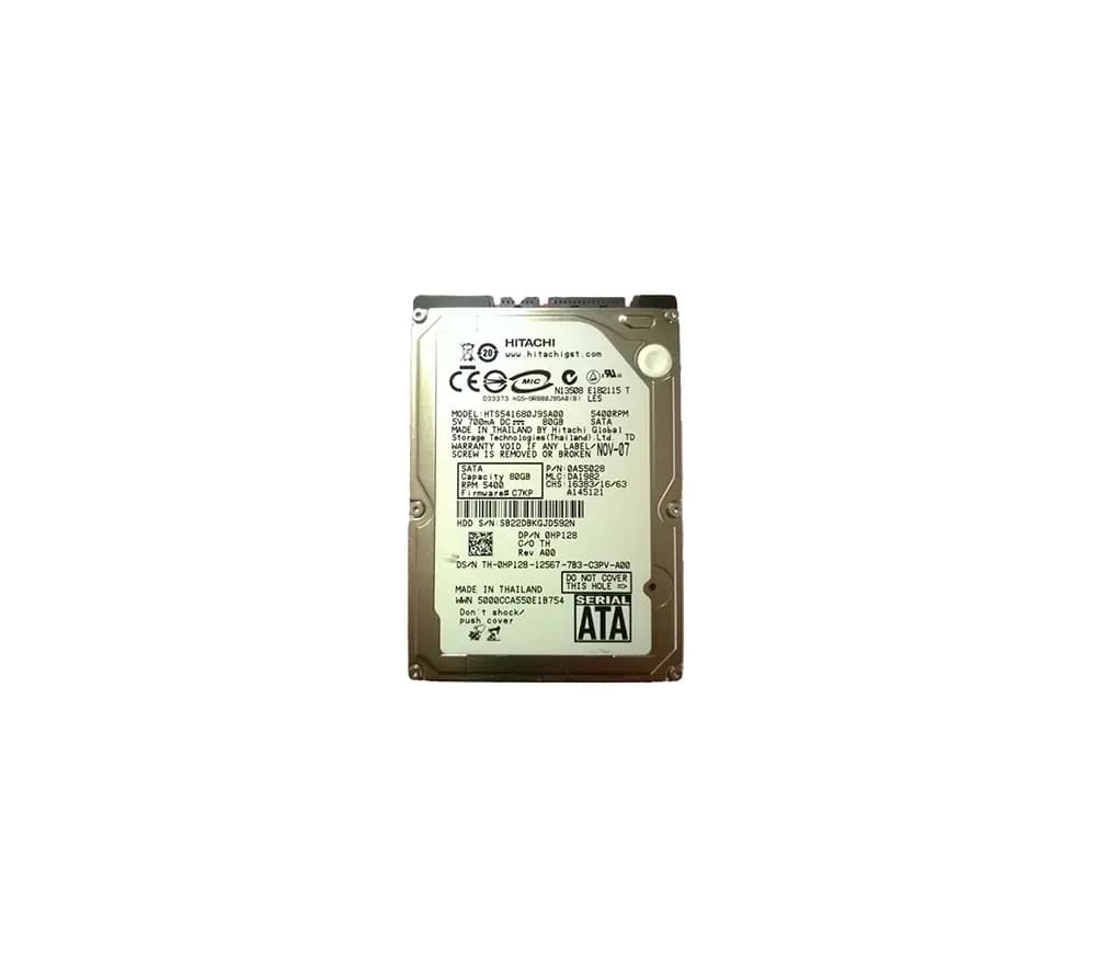 HP128 - Dell 80GB 5400RPM SATA 1.5Gb/s 2.5-inch Hard Drive