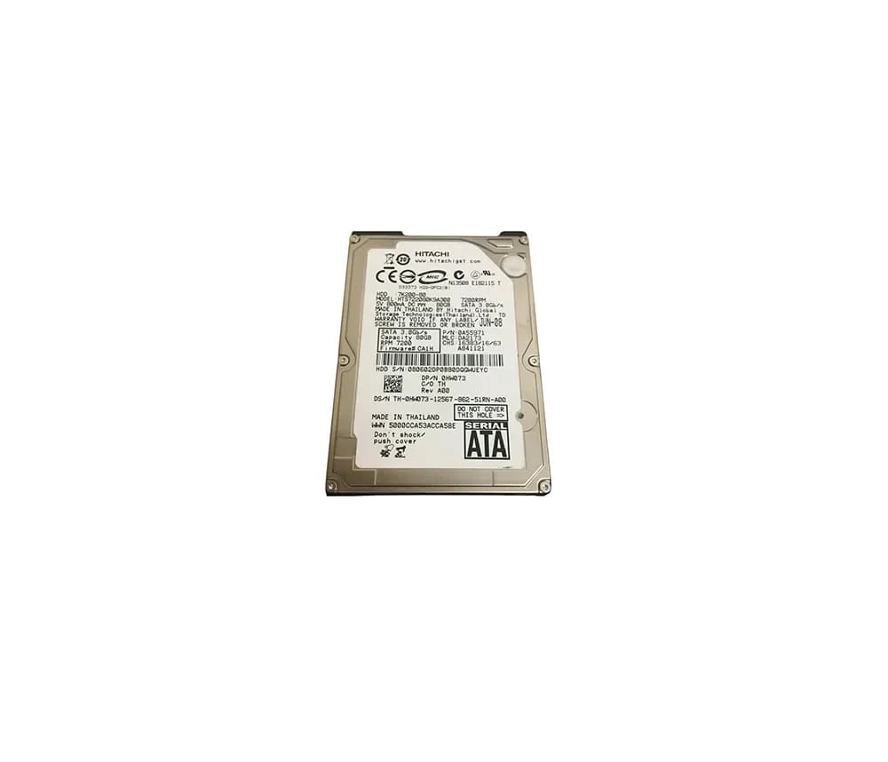 HW073 - Dell 80GB 7200RPM SATA 3Gb/s 2.5-in Hard Drive