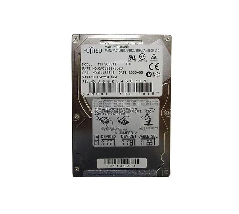 MHH2032AT - Fujitsu 3.2GB 4200RPM Ultra ATA/33 512KB 2.5" HDD