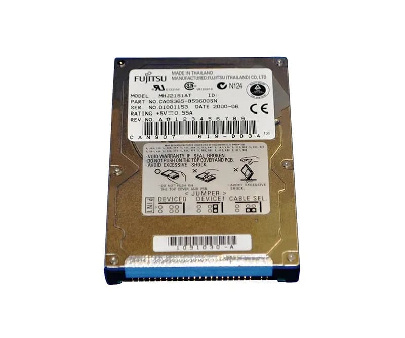 MHJ2181AT - Fujitsu 18.1GB 4200RPM Ultra ATA/66 512KB 2.5" HDD