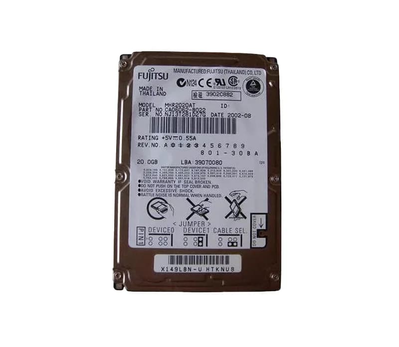MHR2020AT - Fujitsu 20GB 4200RPM ATA/100 2.5-inch Hard Drive