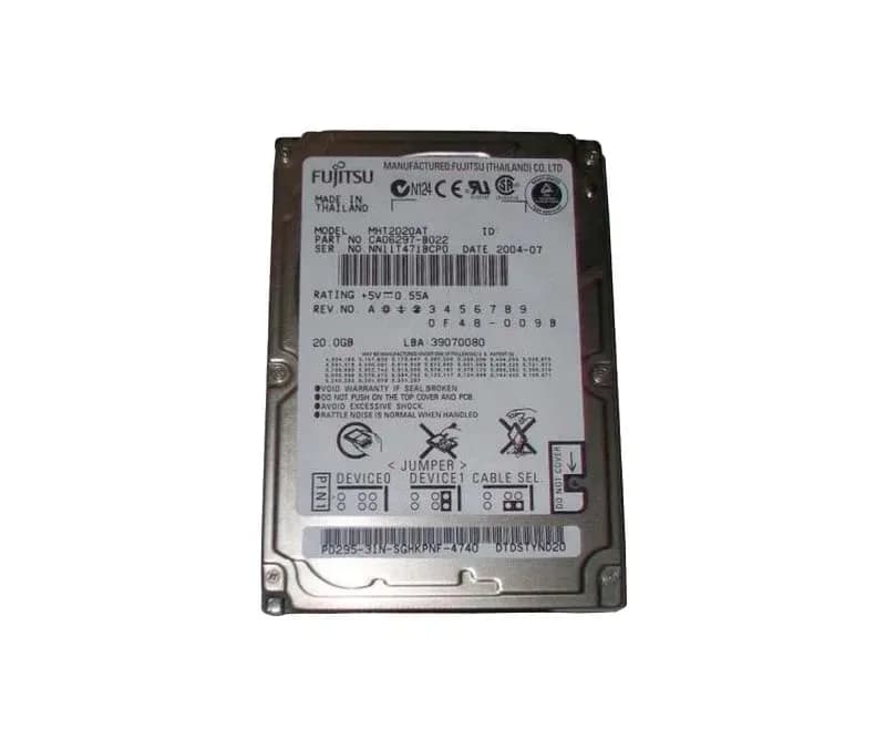 MHT2020AT - Fujitsu 20GB 4200RPM ATA/100 2.5-inch Hard Drive