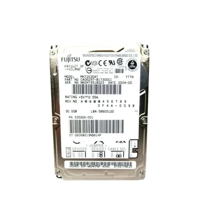 MHT2030AT - Fujitsu 30GB 4200RPM ATA/100 2.5-inch Hard Drive