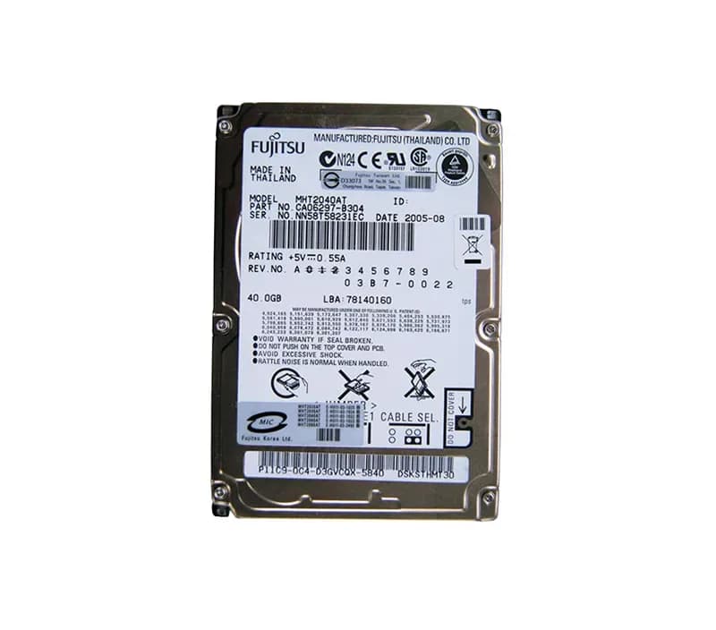 MHT2040AT - Fujitsu 40GB 4200RPM ATA/100 2.5-inch Hard Drive