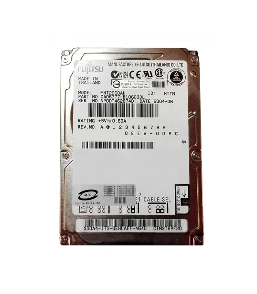 MHT2060AH - Fujitsu 60GB 5400RPM ATA/100 2.5-inch Hard Drive