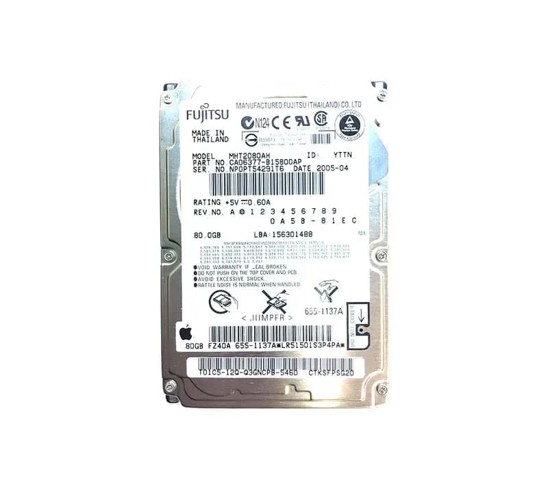 MHT2080AH - Fujitsu 80GB 2.5-Inch ATA/100 5400RPM Hard Drive