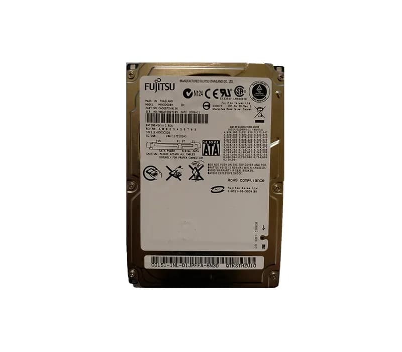 MHV2060BH - Fujitsu 60GB 5400RPM SATA 1.5Gb/s 2.5-in Hard Drive