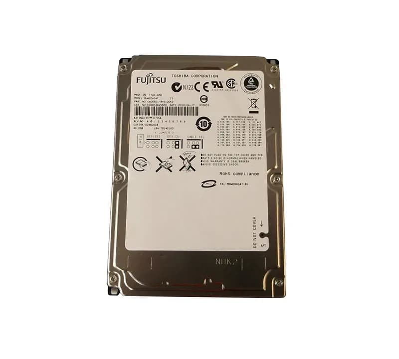MHW2040AT - Fujitsu 40GB 4200RPM Ultra ATA/133 44-Pin 2MB 2.5" HDD