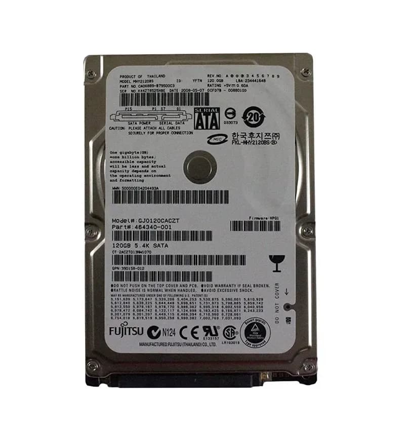 MHY2120BS - Fujitsu 120GB 5400RPM SATA 1.5Gb/s 2.5" Hard Drive