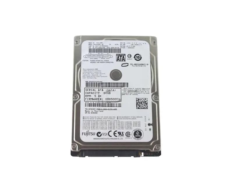 MHZ2080BH - Fujitsu 80GB 5400RPM SATA 3Gb/s 2.5-in Hard Drive