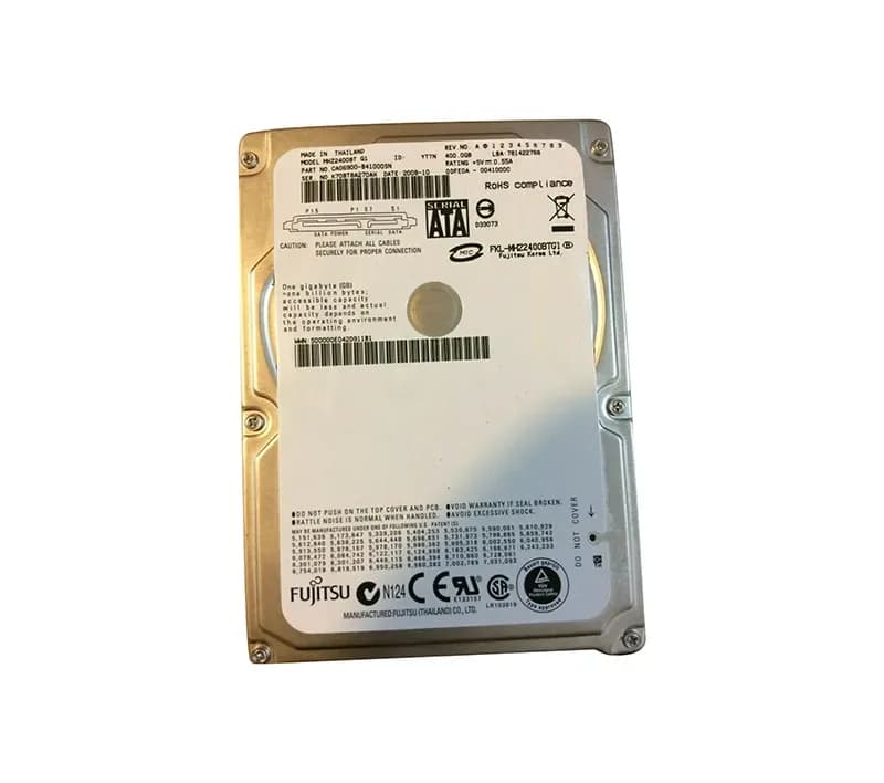 MHZ2400BT - Fujitsu 400GB 4200RPM SATA 3Gb/s 8MB Cache 2.5" Hard Drive