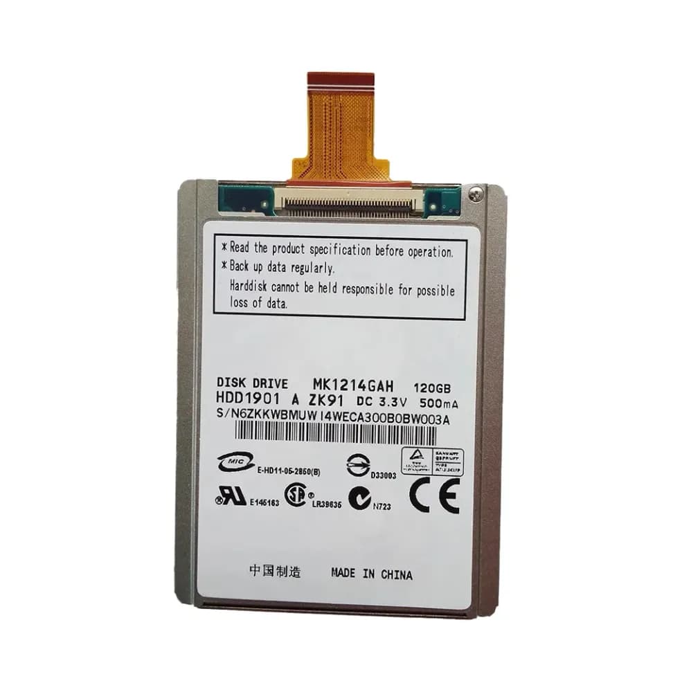 MK1214GAH - Toshiba 120GB 4200RPM ATA/100 1.8-inch Hard Drive