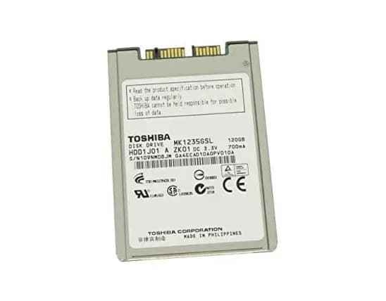 MK1235GSL - Toshiba 120GB 4200RPM SATA 3Gb/s 1.8-Inch Hard Drive
