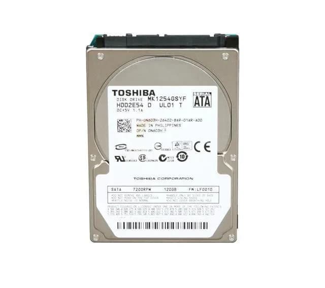 MK1254GSYF - Toshiba 120GB 7200RPM SATA 3Gb/s 2.5-in Hard Drive